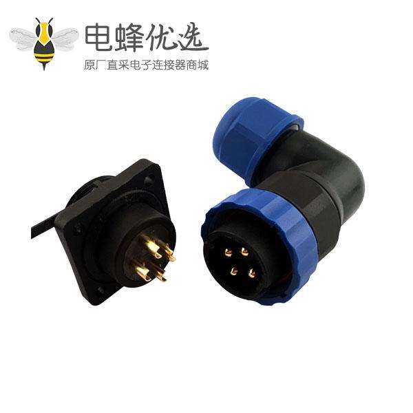 7P塑胶防水连接器IP68航空插头SP2110