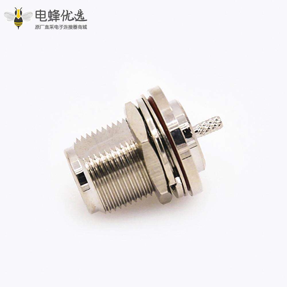 用于RG174 RG316的隔板N连接器防水母直式压接