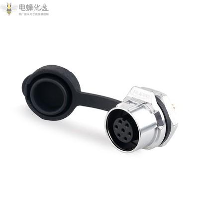 LP-12-7芯螺母座全金属微小型圆形航空插头插座连接器