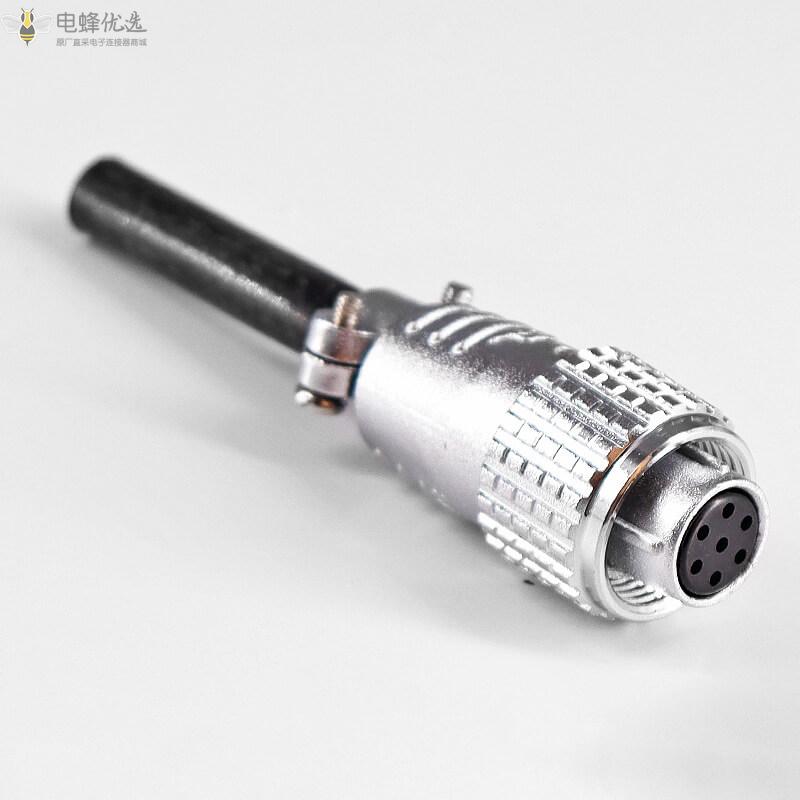 航空插头连接器母头TP12_7芯焊线式金属圆形连接器厂家批发